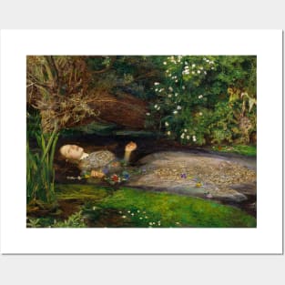 Ophelia Oil Painting by Sir John Everett Millais - Hamlet - Play Posters and Art